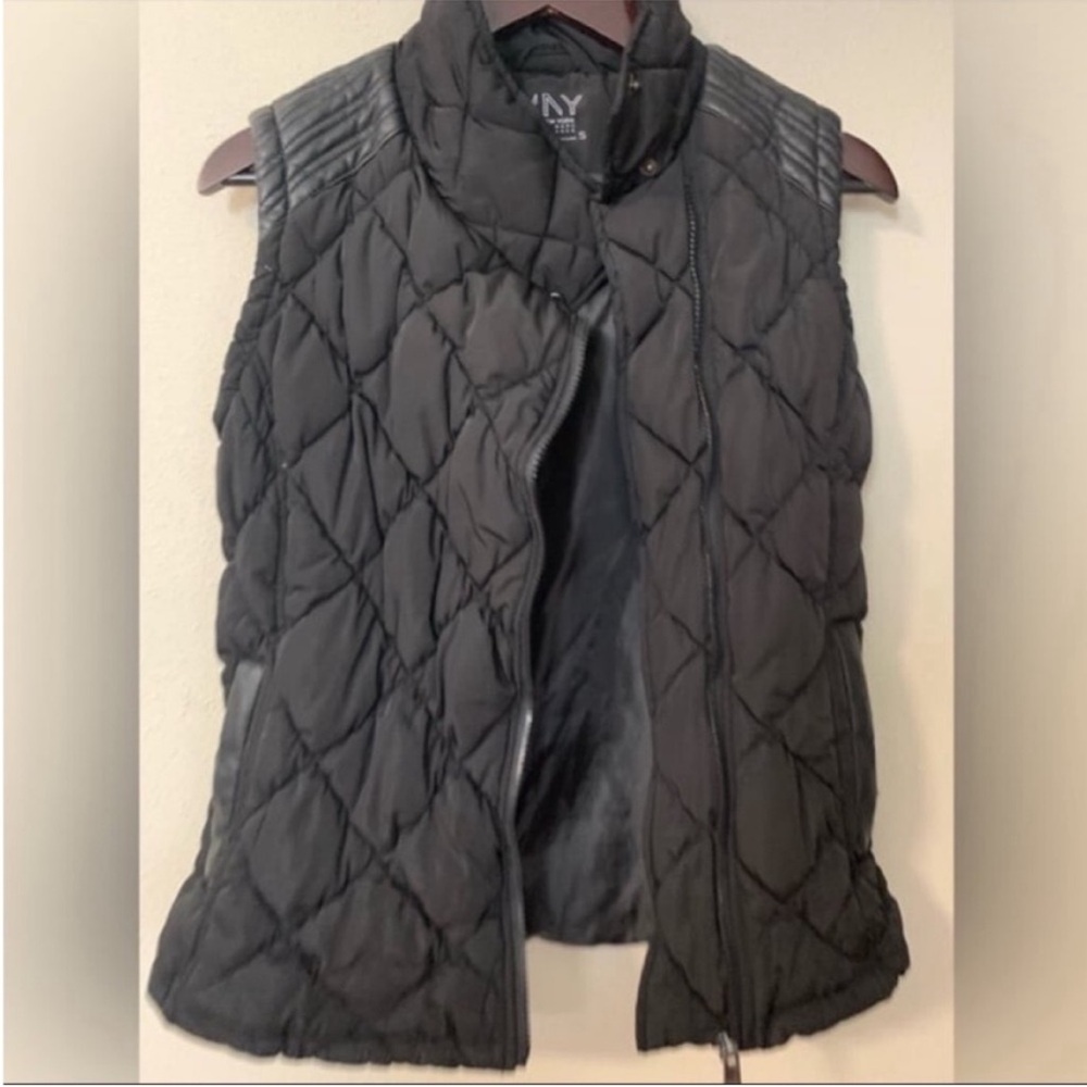 Marc New York Black Quilted Vest